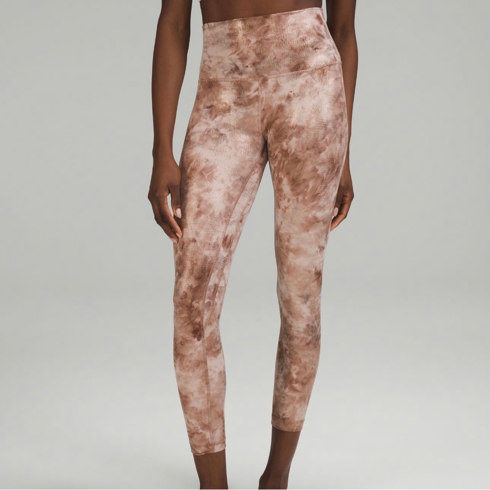 Lululemon Align High-Rise Pant 25” Shine size 10
